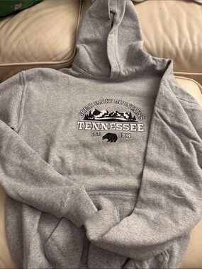 Tennessee Great Smoky Mountains Gray Hoodie